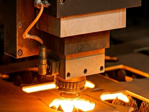 鋼板 レーザー加工 画像